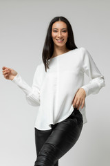 Ivory Reversible Silky Top