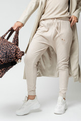 Oatmeal Cable Lounge Pant