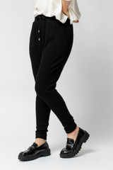 Black Cable Lounge Pant