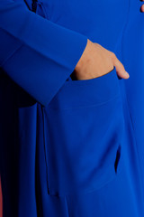 Cobalt Euro Trench Coat