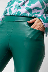 Teal Vegan Pants