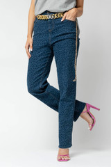 Mid Chambray Animal Jean - SALE
