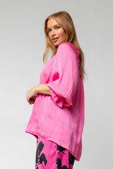 Hot Pink Victoria Blouse