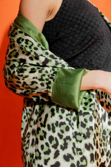 Green Animal Summer Blazer