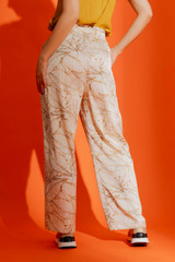 Ivory Leaf Vogue Pants