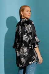 Black Rose Victoria Blouse