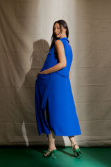 Cobalt Euro Longline Belted Vest