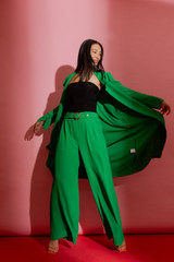 Green Euro Cleo Pant