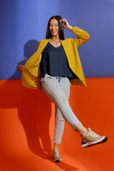 Marigold Linen Grandpa Blazer