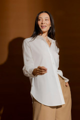 White Cotton Asana Shirt