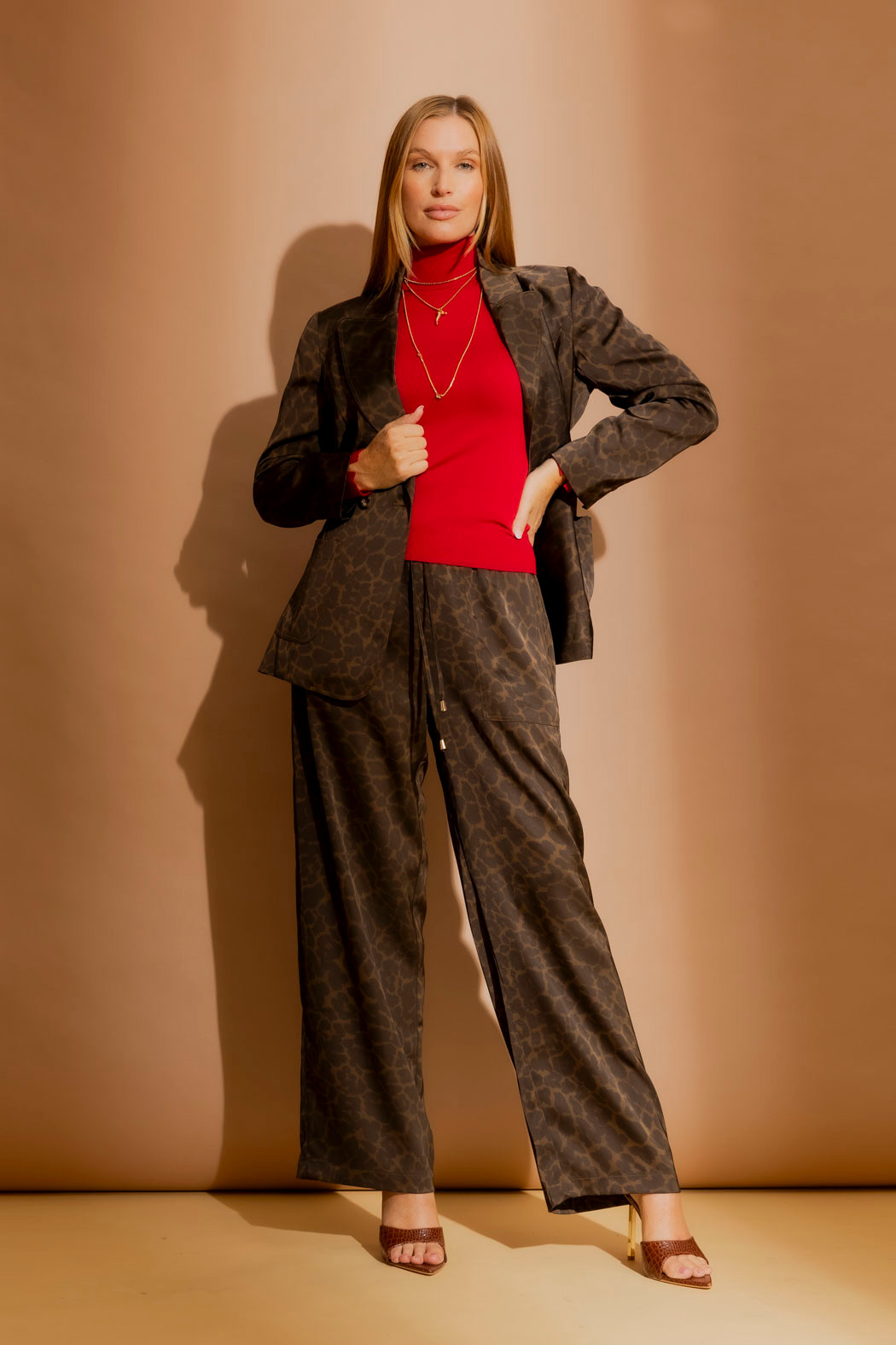 Renfrey Red Knit Jumper