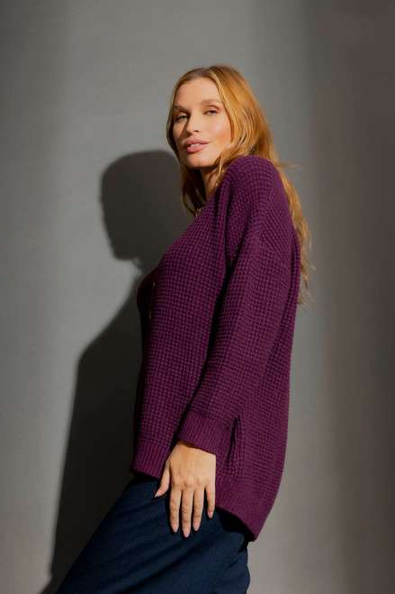 Burgundy Grandpa Jumper