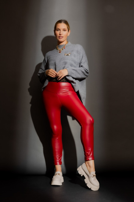 Red Croc Coated Miracle Pant 2.0