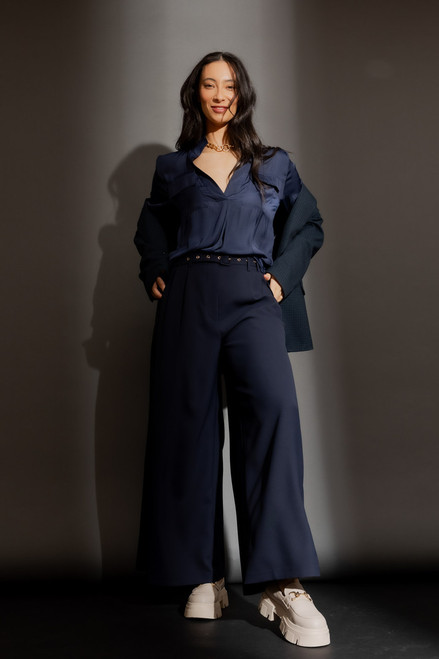 Navy Cargo Blogger Shirt