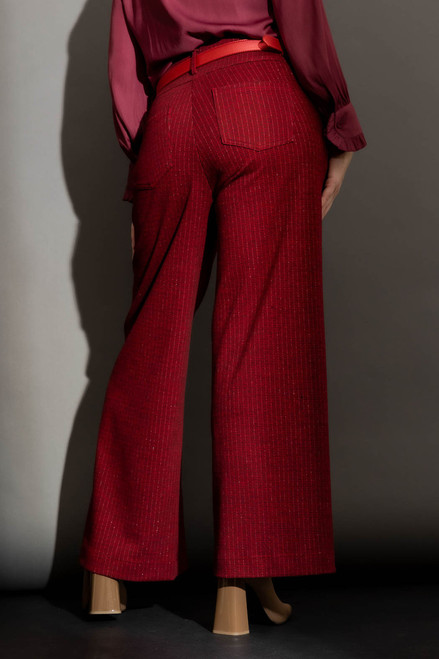 Red Check Pintuck Culotte