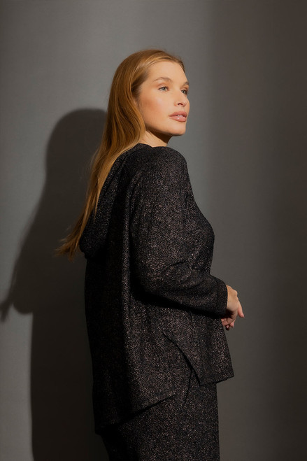 Bronze Lurex Hoodie