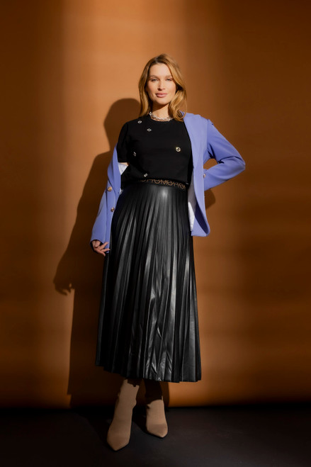 Black Diamante Charm Tee- FINAL SALE