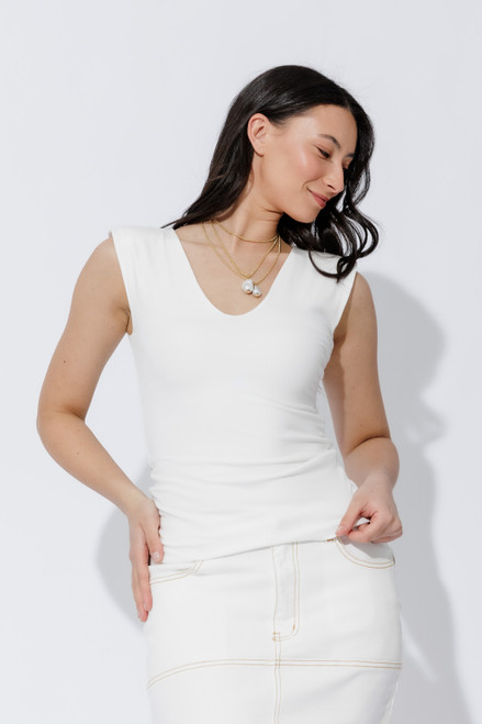 White Tencel Lust Cami White Tencel Lust Cami
