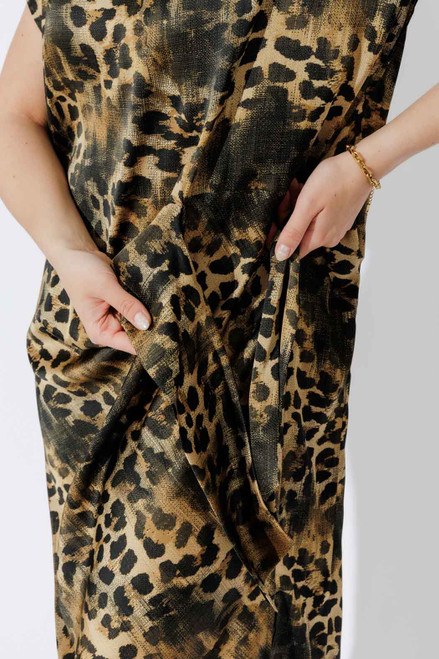 Leopard Silky Harlow Dress