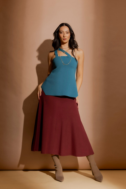 Teal Knit Astra Top