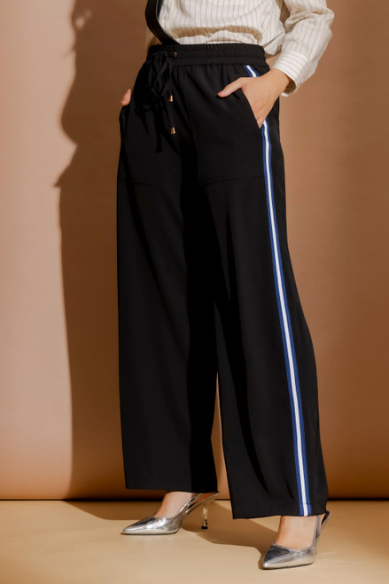 Black Side Stripe Culotte