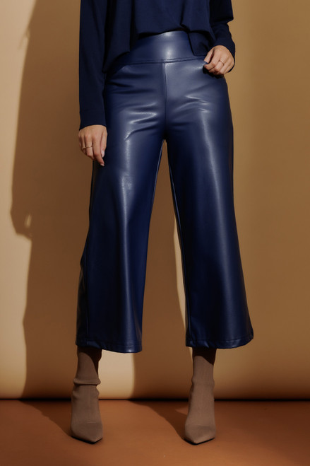 Midnight Croc Coated Jet Culotte
