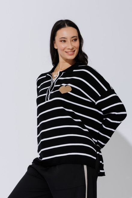 Black Polo Knit