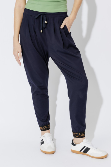 Navy Luxe Street Pant