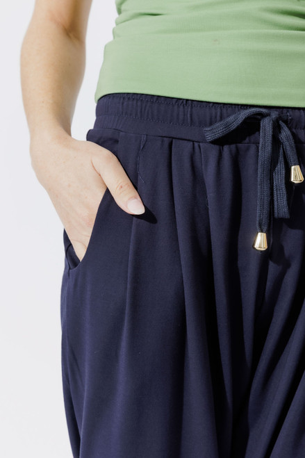 Navy Luxe Street Pant