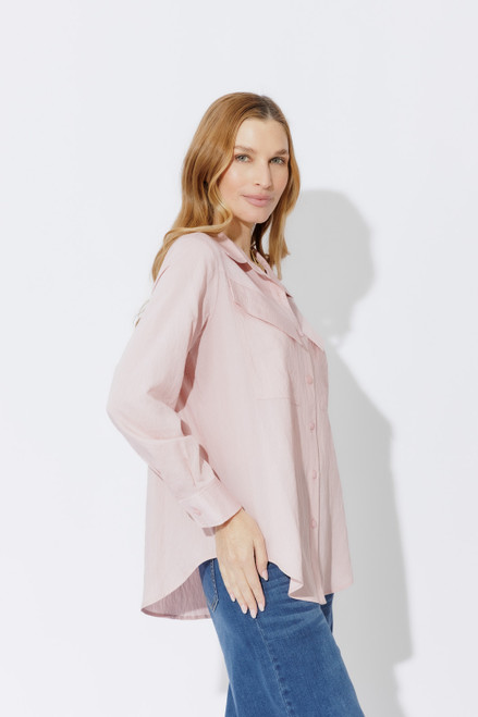 Pink Angle Pocket Shirt