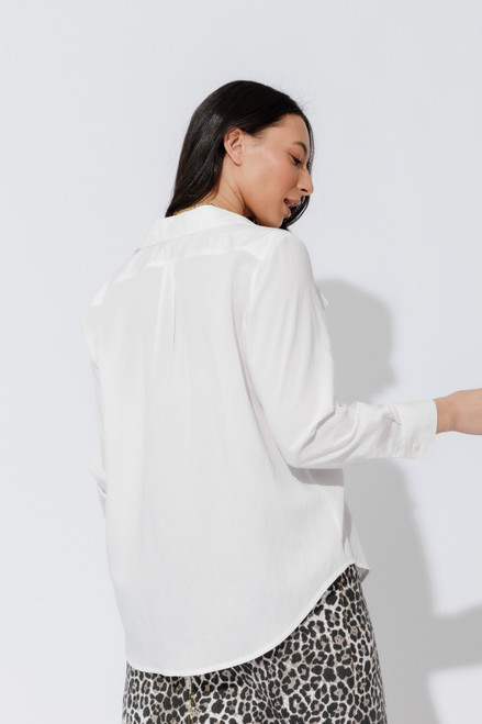 White Angle Pocket Shirt