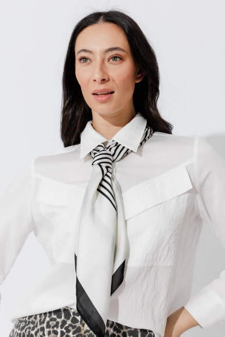White Angle Pocket Shirt