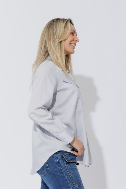 Blue Angle Pocket Shirt