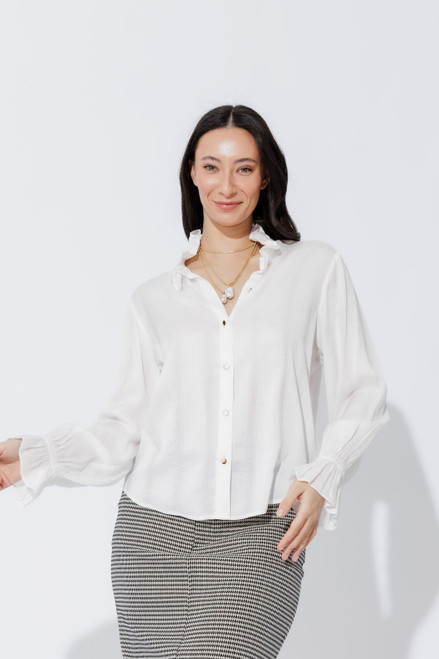 White Frill Shirt
