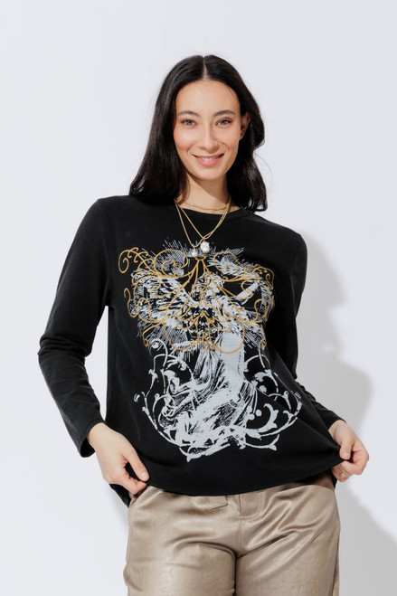 Charcoal Washed Cotton Street T-shirt