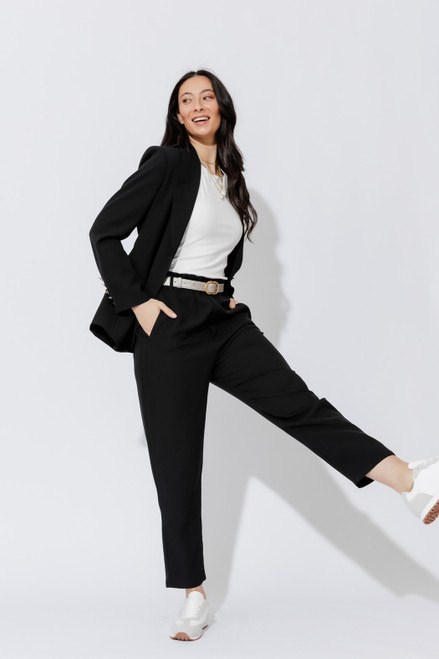 Black Euro Paperbag Pant Black Euro Paperbag Pant