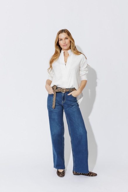 White Cotton Milan Blogger Shirt