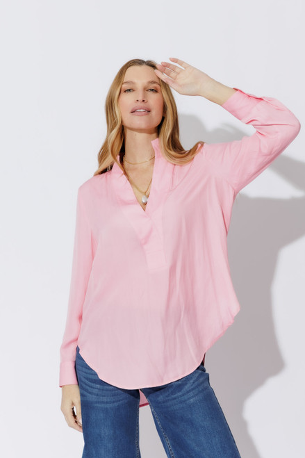 Peony Silky Milan Blogger Shirt