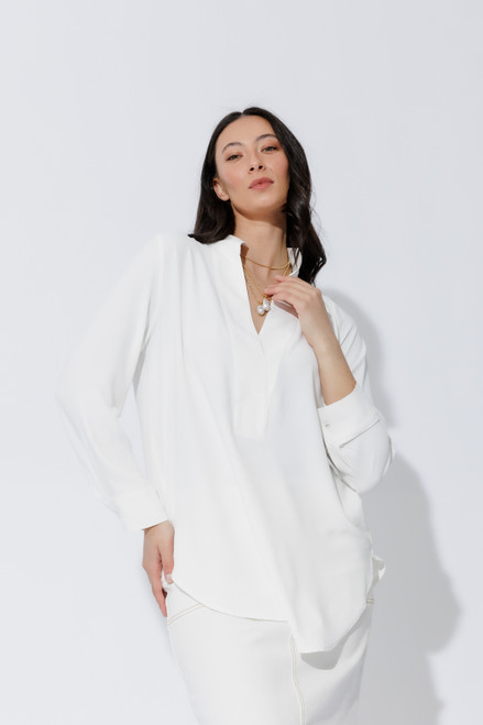 White Luxury Longline Milan Blogger