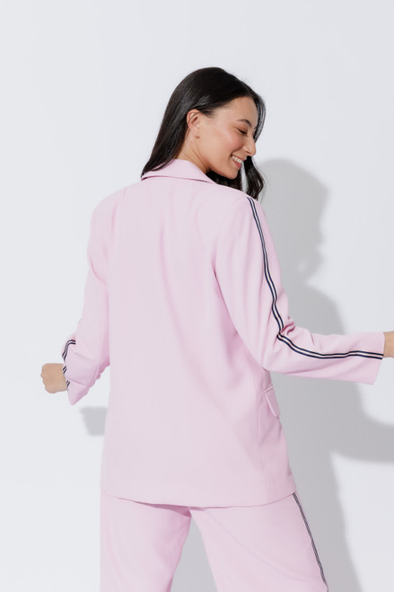 Pink Stripe Boyfriend Blazer Pink Stripe Boyfriend Blazer