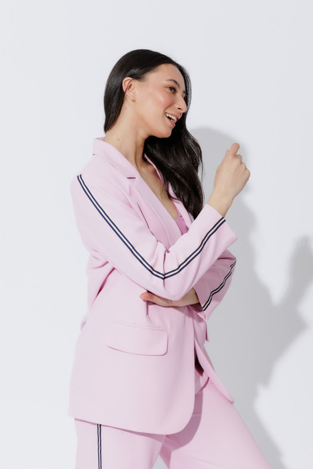Pink Stripe Boyfriend Blazer Pink Stripe Boyfriend Blazer