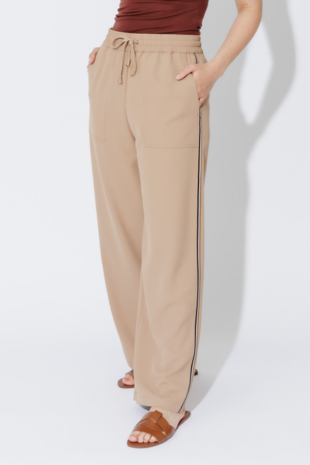 Caramel Stripe Sport Pant