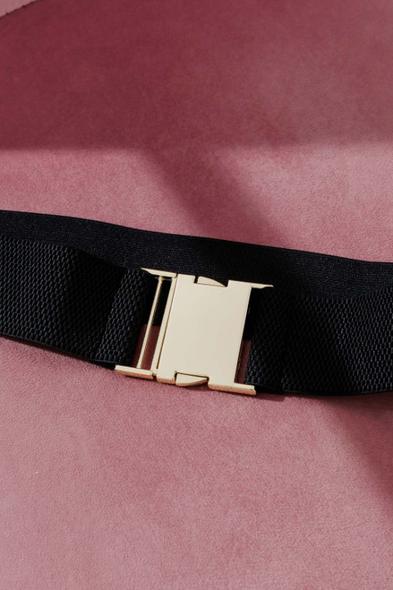 Black Elastic Belt
