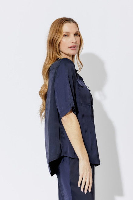 Navy Cargo Asana Shirt
