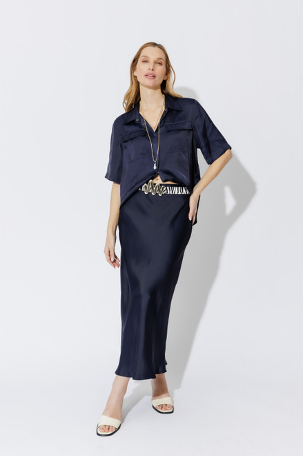 Navy Cargo Asana Shirt