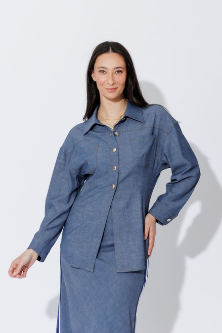 Chambray Hourglass Jacket