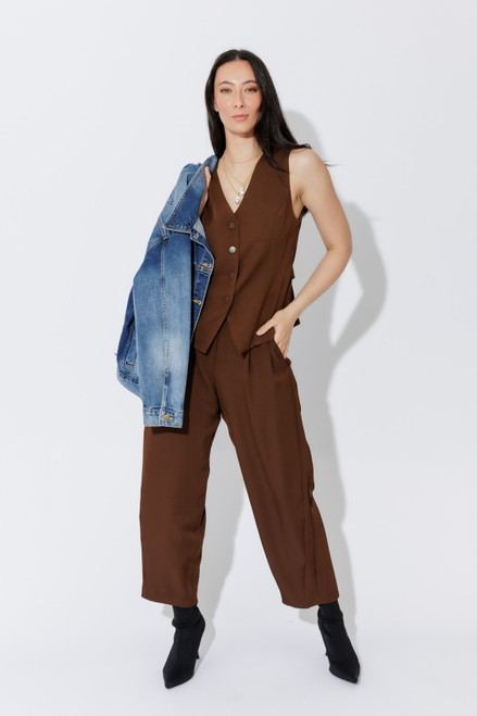 Chocolate Euro Barrel Cleo Pant Chocolate Euro Barrel Cleo Pant