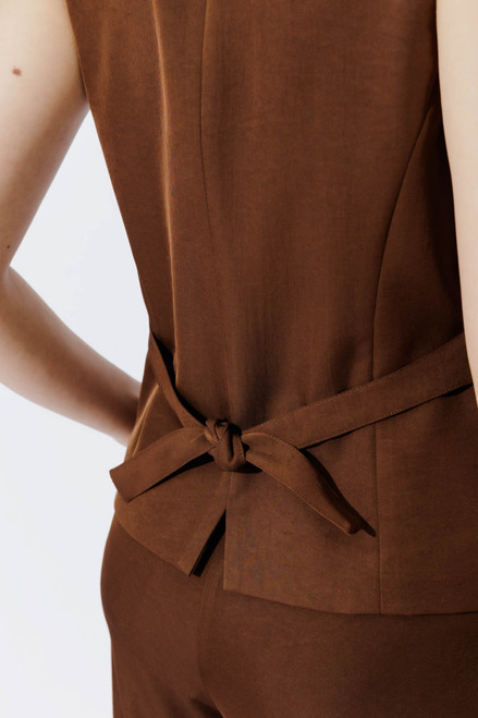 Chocolate Euro Tailored Vest Chocolate Euro Tailored Vest