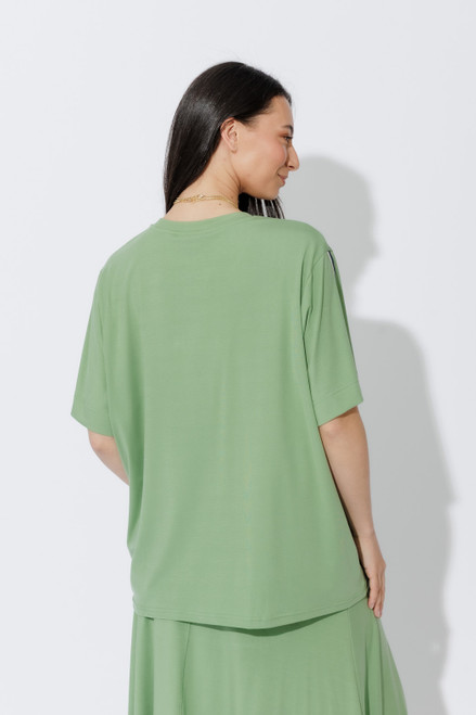 Mint Tencel Stripe T-Shirt Mint Tencel Stripe T-Shirt