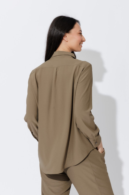 Khaki Seam Front Shirt Khaki Seam Front Shirt